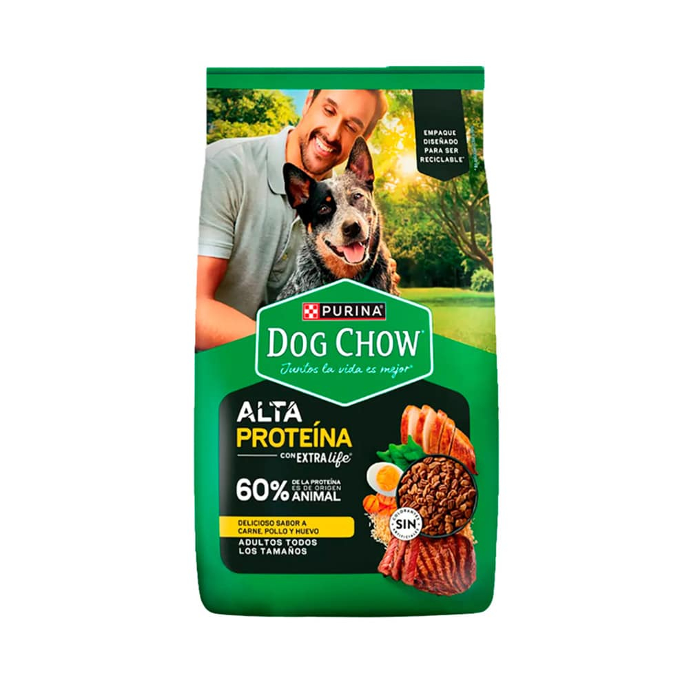 DOG CHOW Adultos Alta Proteina, comida-para-perros.com