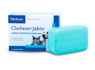 Jabon-Clorhexin-virbac-100-Gr, comida-para-perros.com