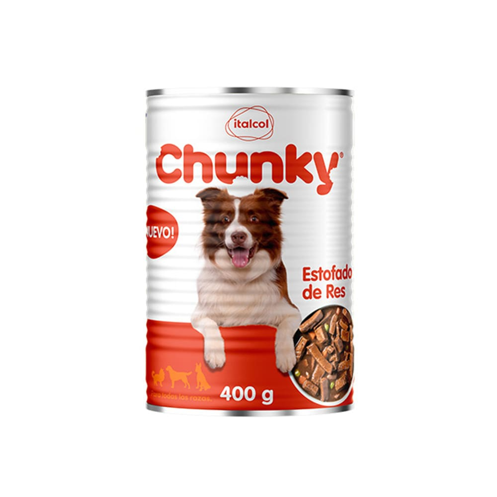Lata Chunky Delidog Estofado de Res 400gr