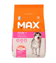 Max Perro Mature Frango y Arroz, comida-para-perros.com