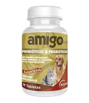 Amigo Prebioticos y Probioticos x 30 Tab, comida-para-perros.com